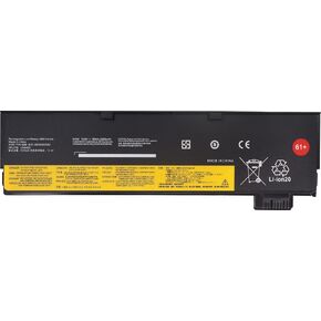 61+ T470 T480 P52S بطارية ممتدة لجهاز Lenovo ThinkPad T470 T480 P51S 01AV490 T570 T580 A475 A485 TP25 4X50M08812 01AV423 01AV422 01AV424 01AV452 SB10K97582 01AV427 01AV4 25 6-خلية in Kuwait