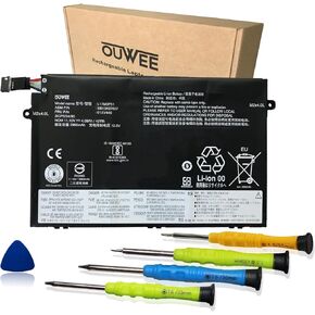 بطارية كمبيوتر محمول L17M3P51 متوافقة مع سلسلة Lenovo ThinkPad E14 E15 E480 E485 E495 E580 E585 E490 E590 E595 L17C3P51 SB10K97609 01AV448 L17M3P52 01AV447 L17L3P51 01AV445 01AV446 11.1 فولت 45 واط ساعة