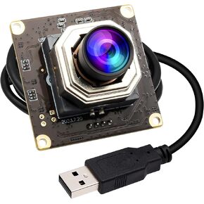 وحدة كاميرا ELP 1080P 120 إطارًا في الثانية USB للتركيز التلقائي للكمبيوتر 11.6 ميجابكسل كاميرا Lightburn صغيرة UVC USB2.0 كاميرا كمبيوتر عالية السرعة زاوية واسعة 100 درجة بدون تشويه عدسة USB أمان لوحة كاميرا ويب للكمبيوتر المحمول