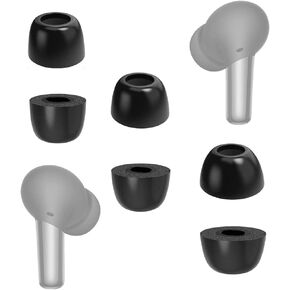 حافظة بديلة لأطراف الأذن من إسفنج الذاكرة لسماعات OnePlus Buds Pro & Pro 2 وOnePlus Buds 3 وسادة أذن (نصائح)