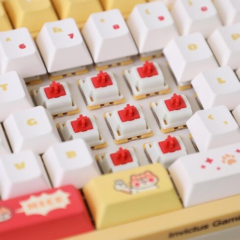 Gateron Mini i Keyboard Switches, 5-Pin Linear Switches,Factory Pre-lubed,22mm Dual-Stage Spring Key Switches,Tactile 50gf Switches Keyboards,RGB LED,Suitable for MX Mechanical Keyboards (10PCS) in Saudi Arabia