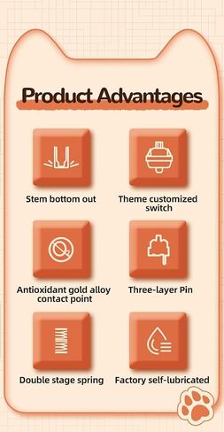 Gateron Mini i Keyboard Switches, 5-Pin Linear Switches,Factory Pre-lubed,22mm Dual-Stage Spring Key Switches,Tactile 50gf Switches Keyboards,RGB LED,Suitable for MX Mechanical Keyboards (10PCS) in Saudi Arabia