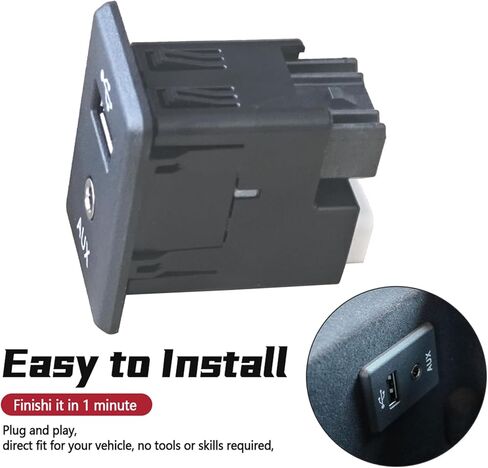 280234BA0B USB موصل الصوت المساعد جاك إخراج الفيديو جاك صالح لنيسان ألتيما روج فرونتير ركلات NV 370Z 2013-2019 استبدال 795405004 in Kuwait