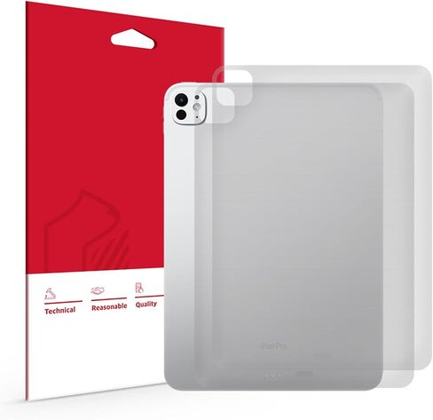 skoko [2 Pack Transparent Matte Back Protector Compatible with iPad Pro 11-inch M4 7th Gen Released in 2024, Easy Installation, Matte Clear Skin/Case-Friendly in Saudi Arabia