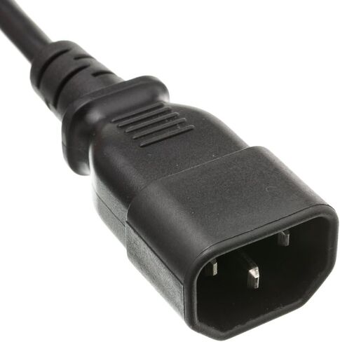 3 أقدام (1 متر) 18AWG سلك تمديد الطاقة لشاشة الكمبيوتر C13 إلى C14 كابل الطاقة 3 أقدام (1 متر) الكمبيوتر إلى PDU 10 أمبير سلك تمديد الطاقة CNE23176 (10 عبوات) in Kuwait