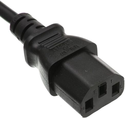3 أقدام (1 متر) 18AWG سلك تمديد الطاقة لشاشة الكمبيوتر C13 إلى C14 كابل الطاقة 3 أقدام (1 متر) الكمبيوتر إلى PDU 10 أمبير سلك تمديد الطاقة CNE23176 (10 عبوات) in Kuwait