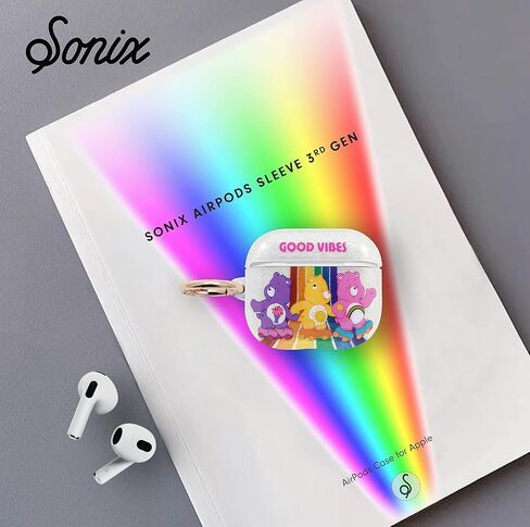 حافظة Sonix x Care Bears لأجهزة AirPods Gen 3 [غطاء صلب] حافظة واقية لأجهزة Apple Airpod 3rd Generation (Good Vibes) in Kuwait