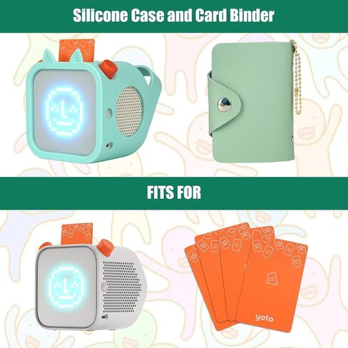 Silicone Case Compatible with Yoto Player 3rd Generation – Kids Bluetooth Audio Speaker, Adventure Jacket with Cat Ears (Blue) in Saudi Arabia