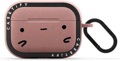 حافظة CASETiFY Bounce Airpods Pro (الجيل الأول/الثاني) مع حلقة - Lil Ghosts - أرجواني غامق غير لامع in Kuwait