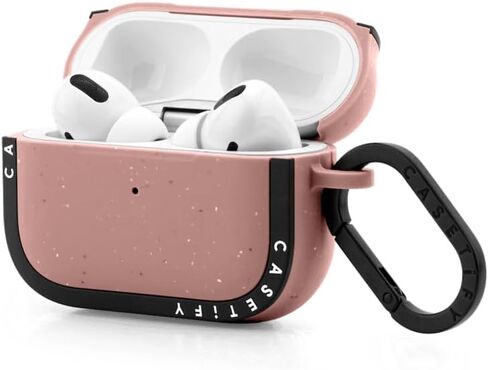 حافظة CASETiFY Bounce Airpods Pro (الجيل الأول/الثاني) مع حلقة - Lil Ghosts - أرجواني غامق غير لامع in Kuwait