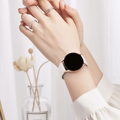 Vancle 4 Pack Bands Compatible with Samsung Galaxy Watch 6 Band 40mm 44mm, Galaxy Watch 6 Classic Bands 43mm 47mm, 20mm Soft Silicone Sport Replacement Strap for Galaxy Watch 6 Band Women Men in Saudi Arabia