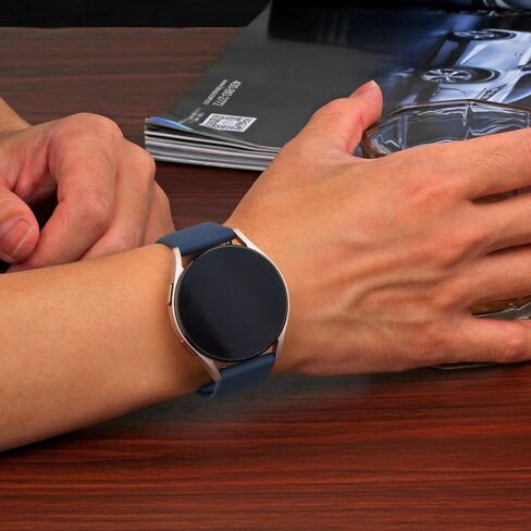 Vancle 4 Pack Bands Compatible with Samsung Galaxy Watch 6 Band 40mm 44mm, Galaxy Watch 6 Classic Bands 43mm 47mm, 20mm Soft Silicone Sport Replacement Strap for Galaxy Watch 6 Band Women Men in Saudi Arabia