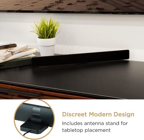 شريط هوائي التلفزيون المضخم UltraPro مع صنبور حماية من زيادة التيار، منفذ واحد + منفذ USB واحد، يدعم 4K 1080P VHF UHF، 280 جول، معزز إشارة شريط طويل المدى مدمج بفلتر LTE، 58229 in Kuwait