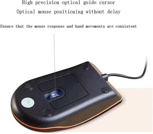 فأرة الكمبيوتر المحمول الضوئية ماوس USB سلكي فأرة مكتب الكمبيوتر (أرجواني) in Saudi Arabia