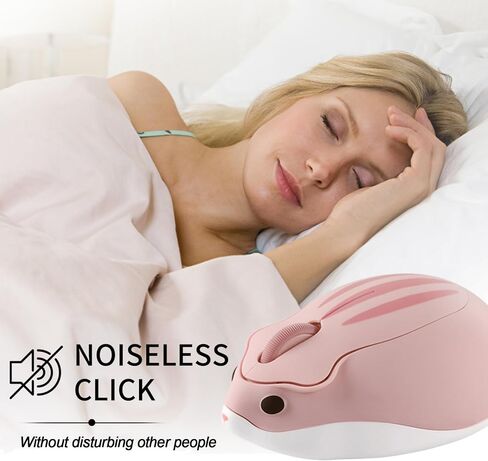 Wireless Mouse Cute Hamster Shape Less Noice Portable Mobile Optical Animal Mice Ergonomic Design Cordless Mouse with USB Receiver for PC/Laptop/Computer/Notebook/MacBook for Kids/Girl Gift (Green) in Saudi Arabia