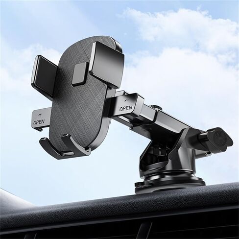 Phone Mount for Car, Adjustable Long Arm Cell Phone Holder for Car Dashboard Windshield Vent Fit for iPhone 14 13 12 Pro Max (3021) in Saudi Arabia