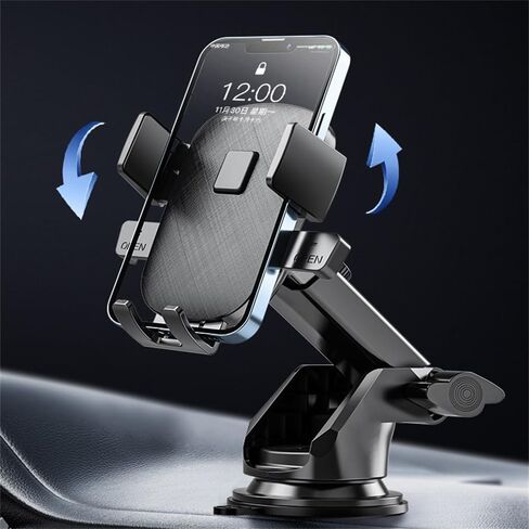 Phone Mount for Car, Adjustable Long Arm Cell Phone Holder for Car Dashboard Windshield Vent Fit for iPhone 14 13 12 Pro Max (3021) in Saudi Arabia