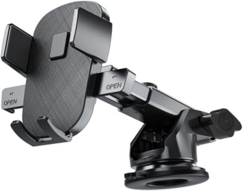Phone Mount for Car, Adjustable Long Arm Cell Phone Holder for Car Dashboard Windshield Vent Fit for iPhone 14 13 12 Pro Max (3021) in Saudi Arabia