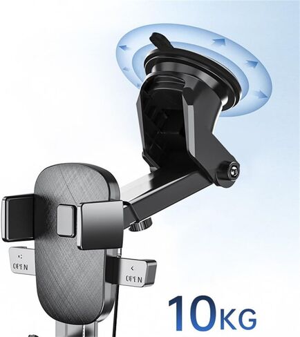 Phone Mount for Car, Adjustable Long Arm Cell Phone Holder for Car Dashboard Windshield Vent Fit for iPhone 14 13 12 Pro Max (3021) in Saudi Arabia