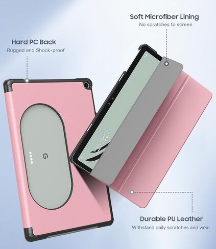 TiMOVO Designed for Google Pixel Tablet Case 11 inch (2023), Slim PU Leather Trifold Stand Cover Case for Pixel Tablet, Compatible with Charging Speaker Dock, MidnightGreen in Saudi Arabia