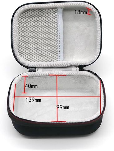 Cover Case for Logitech MX Master 3S/MX Master 3 Wireless Performance Mouse,Travel Carrying Bag w/Mesh Pocket for Cable,Accessories(Black) in Saudi Arabia