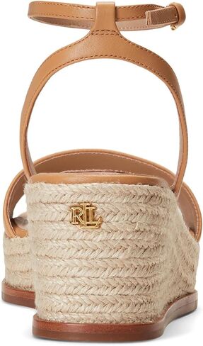 حذاء Lauren Ralph Lauren النسائي Leona Espadrille Buff مقاس 6.5 متوسط in Saudi Arabia