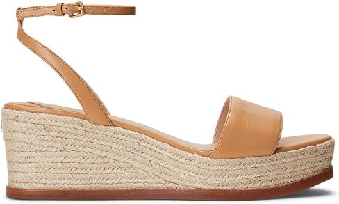 حذاء Lauren Ralph Lauren النسائي Leona Espadrille Buff مقاس 6.5 متوسط in Saudi Arabia