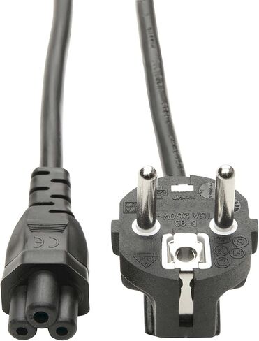 سلك طاقة الكمبيوتر الأوروبي Tripp Lite 2 Prong (C5 إلى SCHUKO CEE 7/7) 6 أقدام (P058-006) in Saudi Arabia