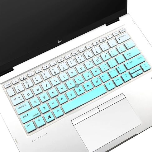 غطاء لوحة المفاتيح لجهاز 13.3 بوصة HP Elitebook 830 G5 G6 13.3 بوصة |EliteBook 735 G5 G6 13.3 13.3 بوصة |EliteBook x360 1030 G3 G4 13.3 بوصة (غير مناسب EliteBook 830 G7 G4 G3 G2 G1، 1040 G3 G4، 1030 G2 G1) - أخضر نعناعي in Saudi Arabia