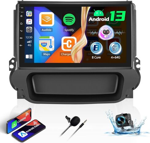 8-Core 4+64G Android Car Stereo for Chevrolet Chevy Malibu 2009-2014 with Carplay Android Auto 59 Theme 9 inch Touchscreen Bluetooth 5.0 FM/RDS Network Radio DSP 32EQ AI Voice GPS in Saudi Arabia