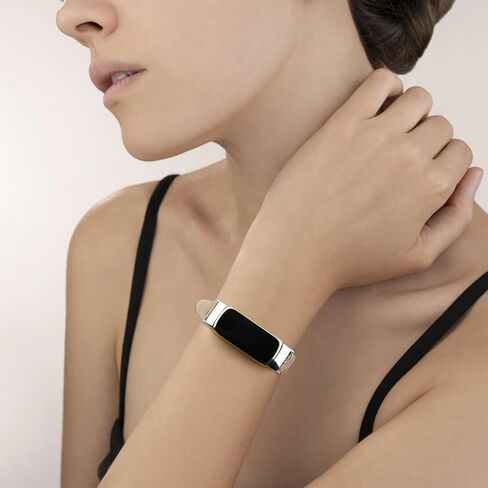 Vancle Leather Band Compatible with Fitbit Luxe Band, Slim Leather Strap Adjustable Wristband Replacement Band for Fitbit Luxe Smart Watch for Women Men in Saudi Arabia