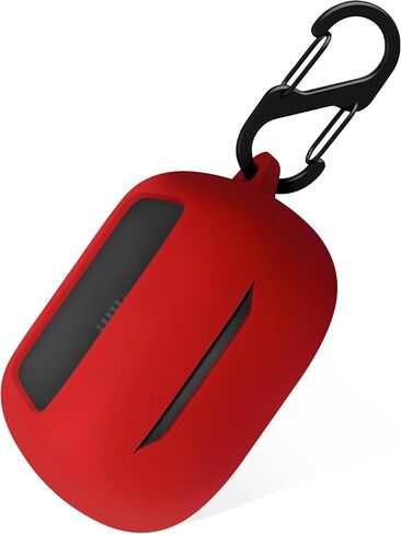 Geiomoo Silicone Case for JBL Live Buds 3, JBL Live Flex 3, JBL Live Beam 3, Protective Cover with Carabiner (Black) in Saudi Arabia