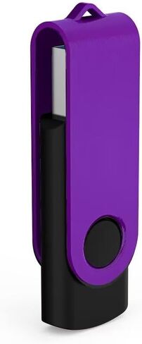 محركات أقراص فلاش USB سعة 16 جيجابايت سعة 16 جيجابايت محركات أقراص الإبهام ذاكرة عصا الانتقال محرك القلم حزمة متعددة ملونة للتخزين والنسخ الاحتياطي أسود/أرجواني in Kuwait