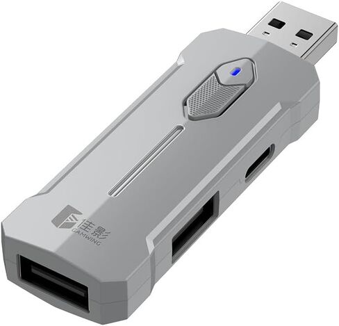 محول لوحة مفاتيح وماوس مضاد للارتداد لـ PUBG، Call of Duty، Minecraft، محول ماوس/لوحة مفاتيح لاسلكي سلكي/2.4G لهاتف Android/الكمبيوتر اللوحي مع رسم خرائط لوحة المفاتيح، التحكم في الارتداد، لا يدعم iOS in Kuwait