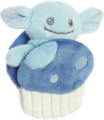 حيوان محشو للأطفال من Aurora® Playful Pocket Peekers™ Gribble Goblin™ - لعبة ناعمة ومحبوبة - زميل لعب تفاعلي ولحاف - أزرق 5.5 بوصة in Kuwait