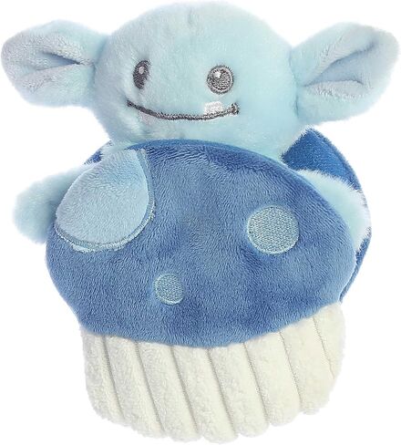 حيوان محشو للأطفال من Aurora® Playful Pocket Peekers™ Gribble Goblin™ - لعبة ناعمة ومحبوبة - زميل لعب تفاعلي ولحاف - أزرق 5.5 بوصة in Kuwait