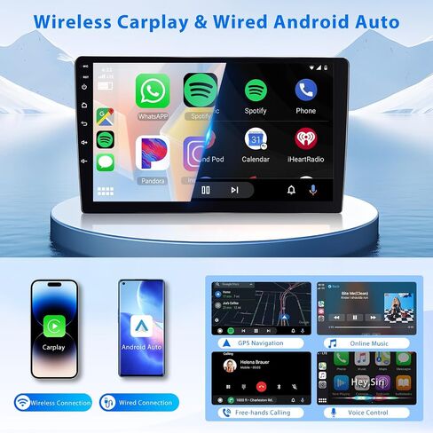 راديو ستيريو 2G 64G Android لسيارة Ford Edge 2015 2016 2017 2018 Carplay Android Auto، Rimoody شاشة لمس 9 بوصة بلوتوث GPS WiFi FM كاميرا احتياطية in Saudi Arabia