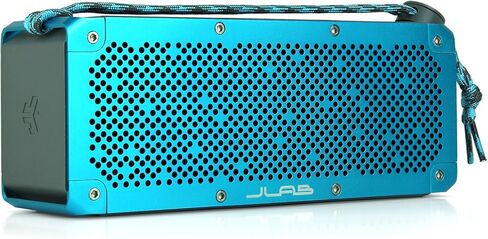 مكبر صوت بلوتوث محمول مقاوم لرذاذ الماء من JLab Crasher XL، 30 واط من طاقة الصوت، عمر بطارية 13 ساعة، يتصل بأي جهاز بلوتوث® (الهاتف، الجهاز اللوحي، الكمبيوتر والمزيد) in Kuwait