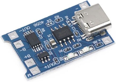 TP4056 Charging Module 5V Micro USB 1A 18650/16340/21700/26650/14500 Lithium Charging Board with Protection Charger Module with Dual Protection Function 6Pcs Type-C in Saudi Arabia