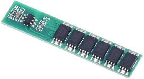 5PCS 1S 15A 3.7V 6MOS Lithium Battery Protection Board 18650 Charger Module BMS PCB Protection Board for Li-ion Lithium Battery Cell with Nickel Strip in Saudi Arabia