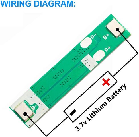 5PCS 1S 15A 3.7V 6MOS Lithium Battery Protection Board 18650 Charger Module BMS PCB Protection Board for Li-ion Lithium Battery Cell with Nickel Strip in Saudi Arabia