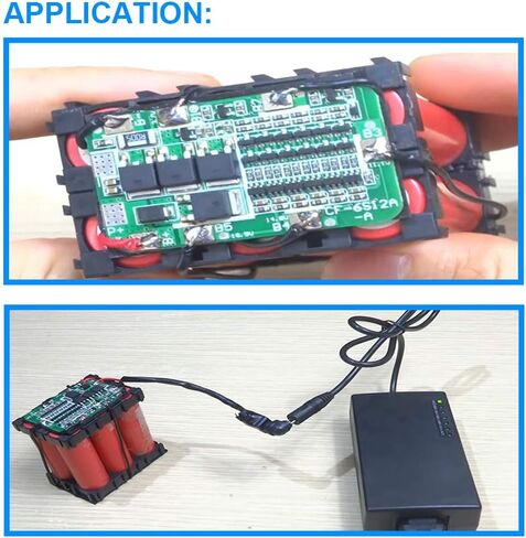 5PCS 1S 15A 3.7V 6MOS Lithium Battery Protection Board 18650 Charger Module BMS PCB Protection Board for Li-ion Lithium Battery Cell with Nickel Strip in Saudi Arabia