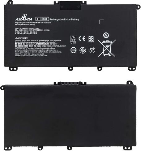 أماندا TF03XL استبدال بطارية الكمبيوتر المحمول HP Pavilion 15-CC 15-CD 17-AR Series 15-cc154cl 15-cc060wm 15-cc152od 15-cc055od 15-cd040wm 17-AR007CA 17-AR050WM 920046-121 920070-855 HST NN-IB7Y in Kuwait