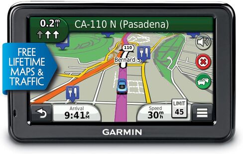 جهاز ملاح GPS محمول من Garmin nüvi 2455LMT مقاس 4.3 بوصة مزود بخريطة مدى الحياة وتحديثات مرورية in Saudi Arabia