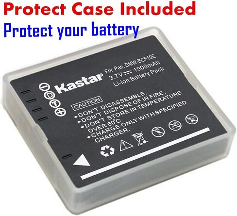 Kastar 3-Pack DMW-BCF10 Battery and LCD AC Charger Compatible with Panasonic DMW-BCF10E DMW-BCF10PP, Panasonic Lumix DMC-FT4, Lumix DMC-TS1, Lumix DMC-TS2, Lumix DMC-TS3, Lumix DMC-TS4 Cameras in Saudi Arabia