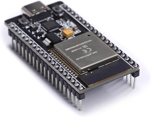 ESP32S ESP32 ESP-WROOM-32 لوحة تطوير 2.4 جيجا هرتز ثنائي النواة واي فاي + بلوتوث 2 وظيفة وحدة تحكم دقيقة لاردوينو (ESP32 38P Type-C، 3 قطع) in Kuwait