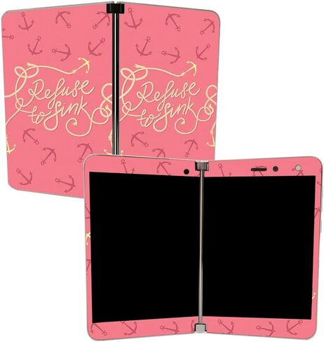 MIGHTY SKINS Skin for Microsoft Surface Duo - Cross | Protective, Durable, and Unique Vinyl Decal wrap Cover | Easy to Apply, Remove, and Change Styles | Made in The USA (MISURDUO-Cross) in Saudi Arabia