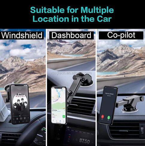 Magnetic Phone car Mount,fit in Dashboard and Windshield,4 Strong Magnet,360 Degree Phone Holder in Saudi Arabia