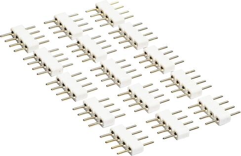 موصل Litcessory 4-Pin إلى 4-Pin لـ LIFX Z Lightstrips (15 حزمة، أبيض) in Kuwait