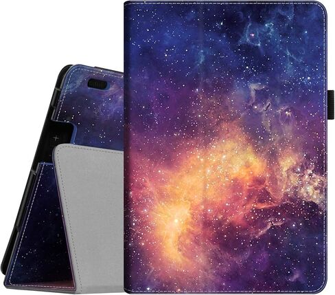 حافظة Fintie Folio لجهاز Kindle Fire HDX 8.9 - غطاء جلدي نحيف (يناسب فقط Fire HDX 8.9" 2014 الجيل الرابع والجيل الثالث 2013) - Galaxy in Saudi Arabia
